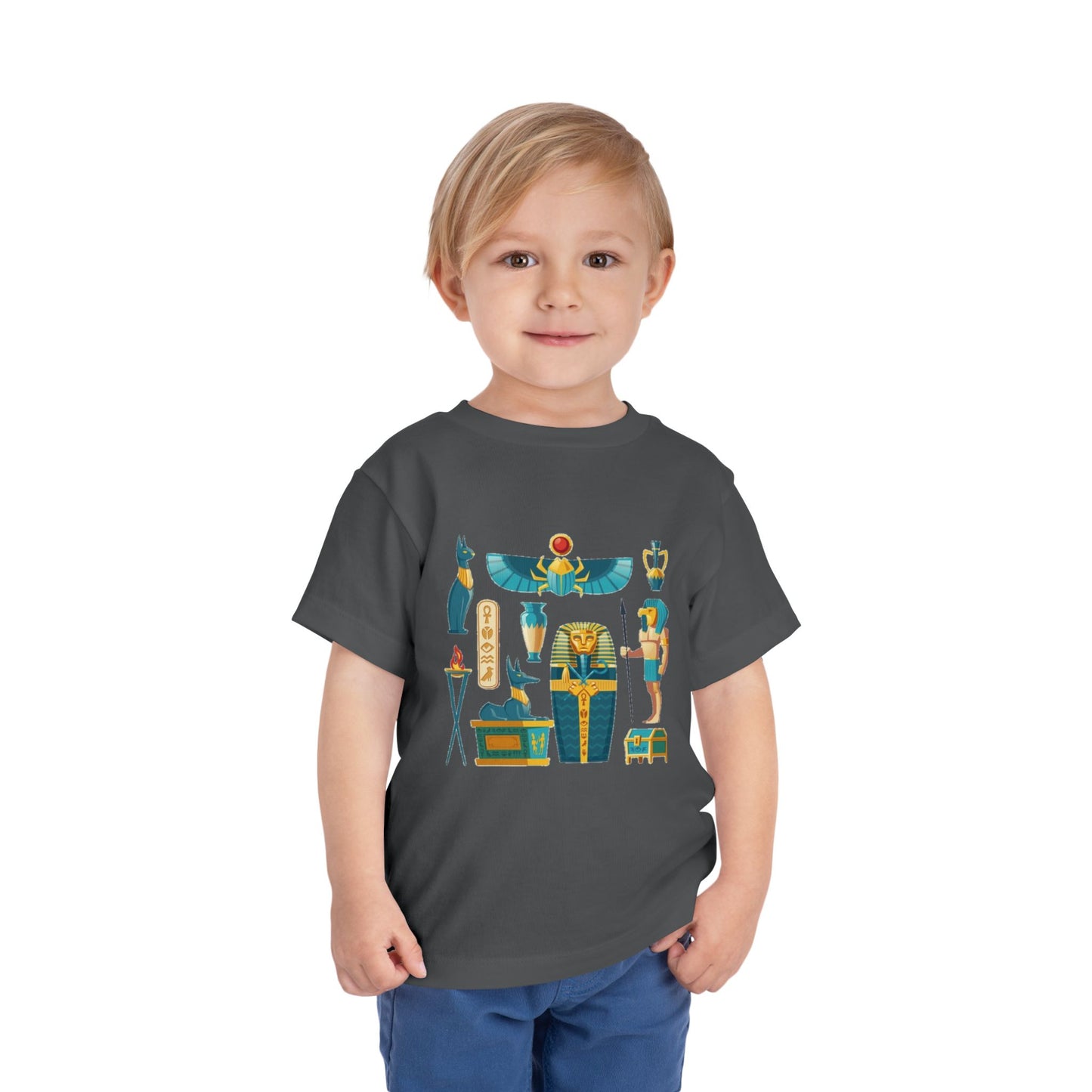 Egyptian-Themed Toddler Tee - Fun Kids' Shirt, Perfect for Playtime, Birthday Gifts, Baby Showers, Dress Up!