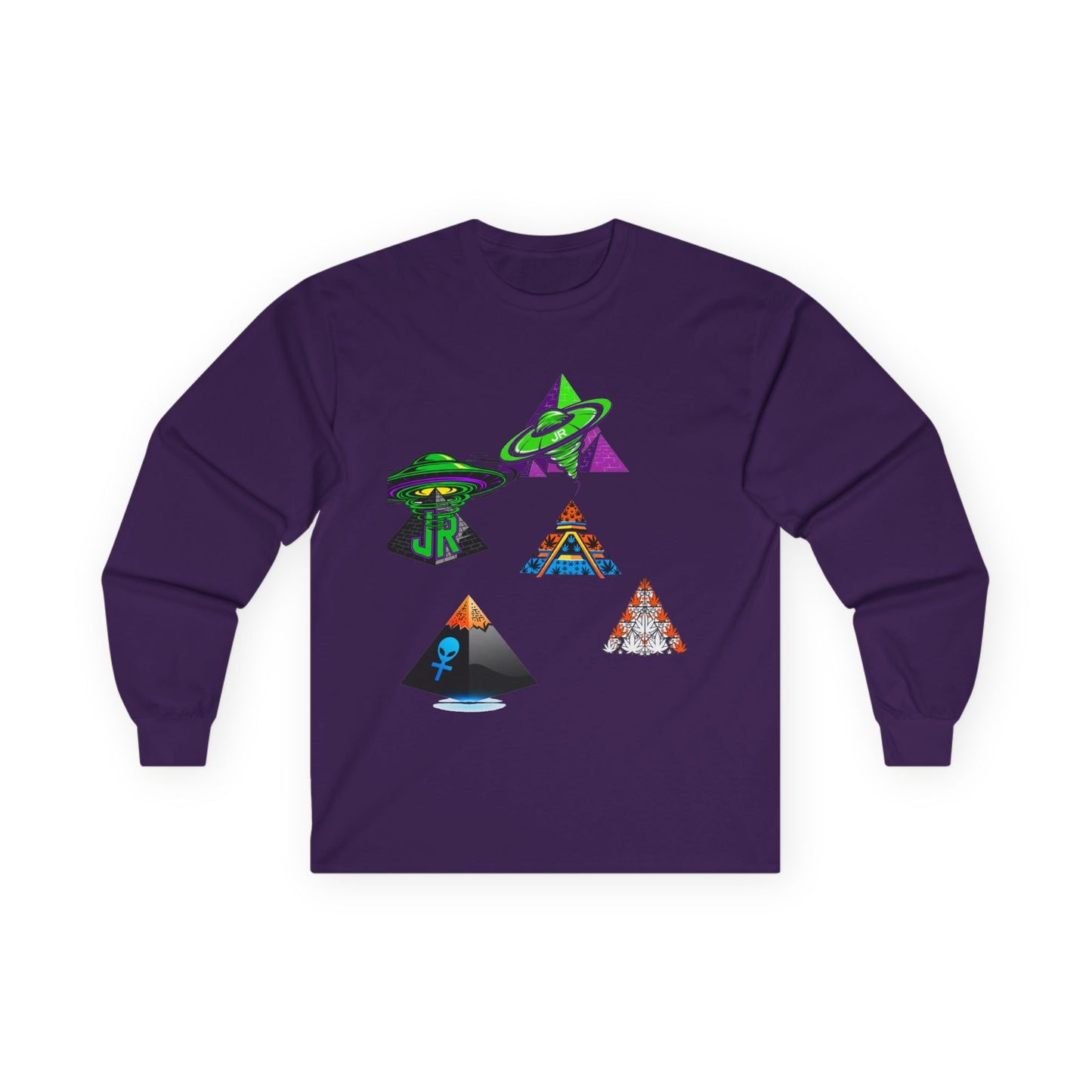 Unisex Long Sleeve Graphic Tee - Retro Vibes, Comfortable Casual Wear, Perfect for Gift Giving, Festival Wear, Everyday Comfort