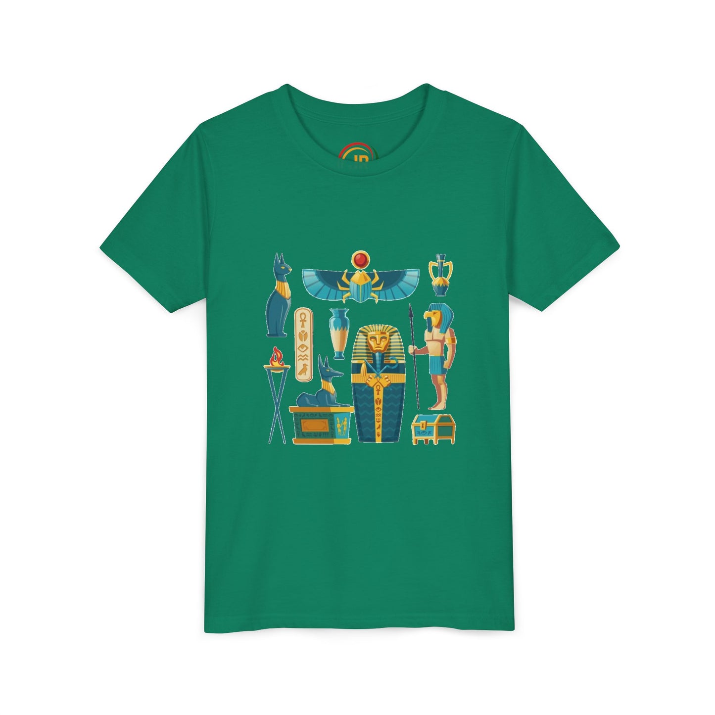 Youth Egyptian Mythology Tee, Fun Kids T-Shirt, Graphic Shirt for Boys and Girls, Birthday Gift, Cool Summer Tee