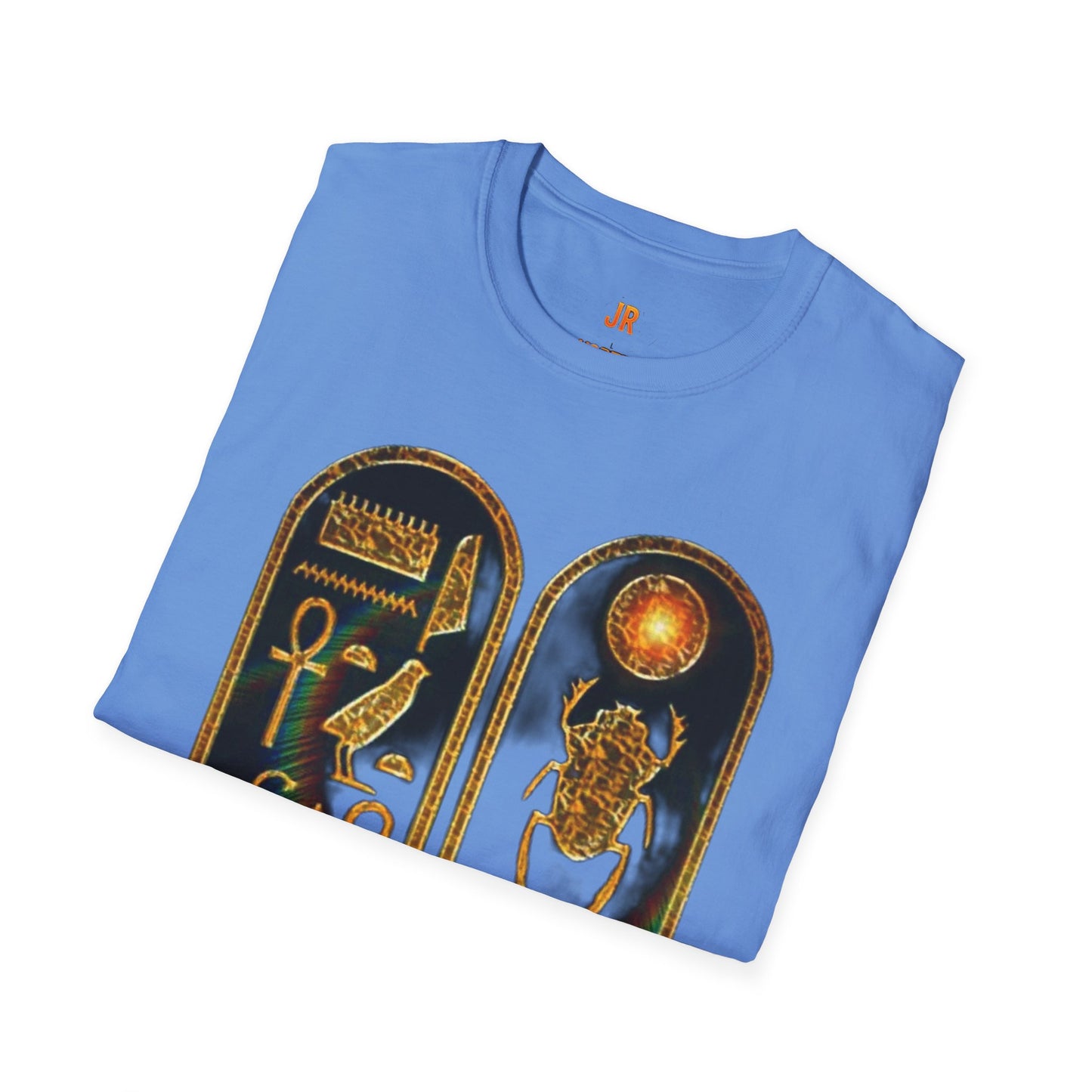 Vintage Egyptian Art Unisex Softstyle T-Shirt - Retro Graphic Tee, Unisex Casual Wear, Unique Gift for History Lovers, Summer Essential