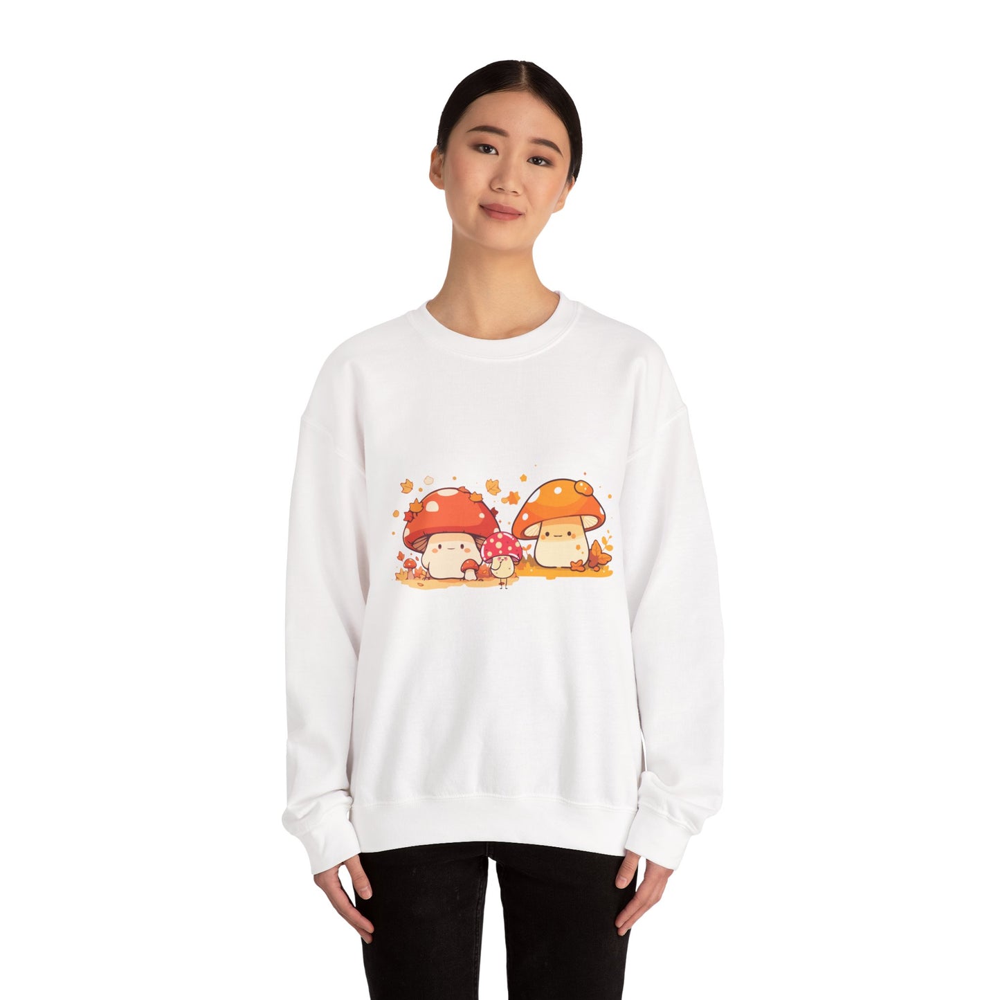 Crewneck Sweatshirt - Mushrooms of Friends Design