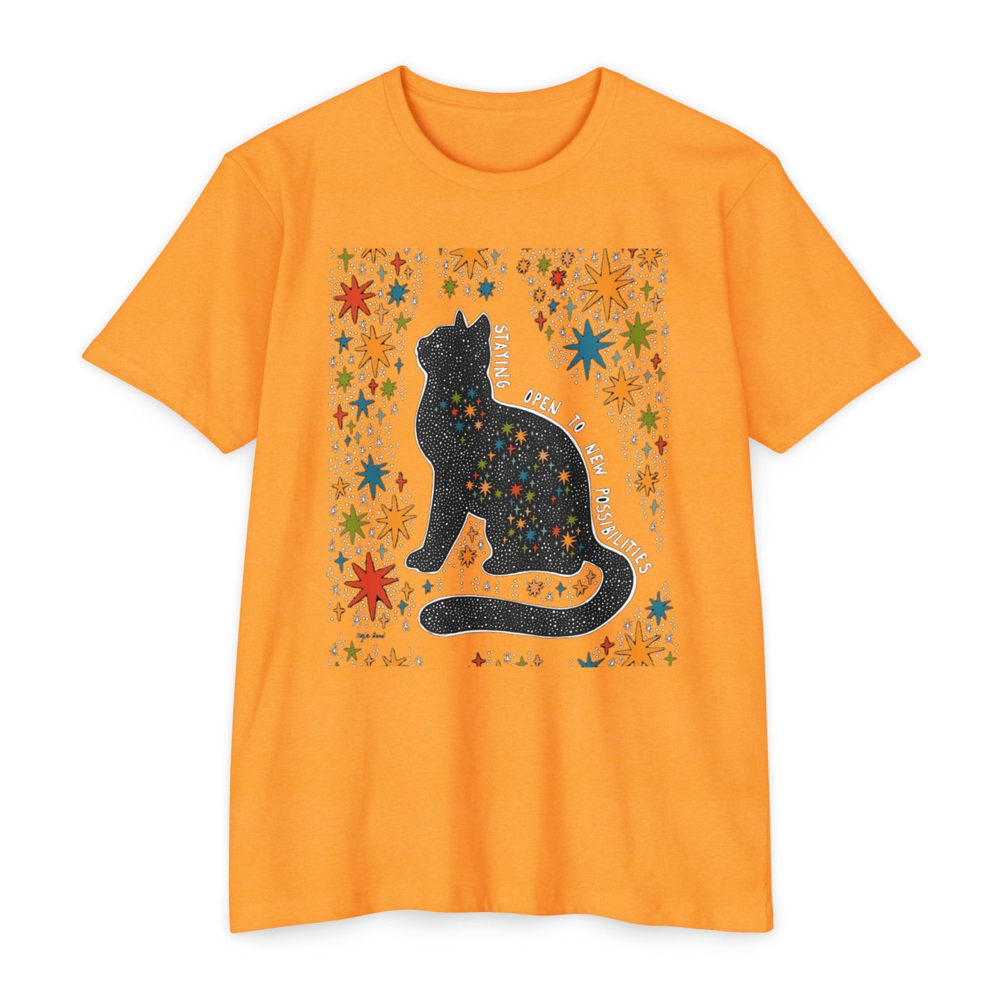 Whimsical Cat Graphic Unisex T-Shirt | Cute Art Tee, Cat Lover Gift, Animal T-Shirt, Fun Casual Wear, Comfortable Summer Top