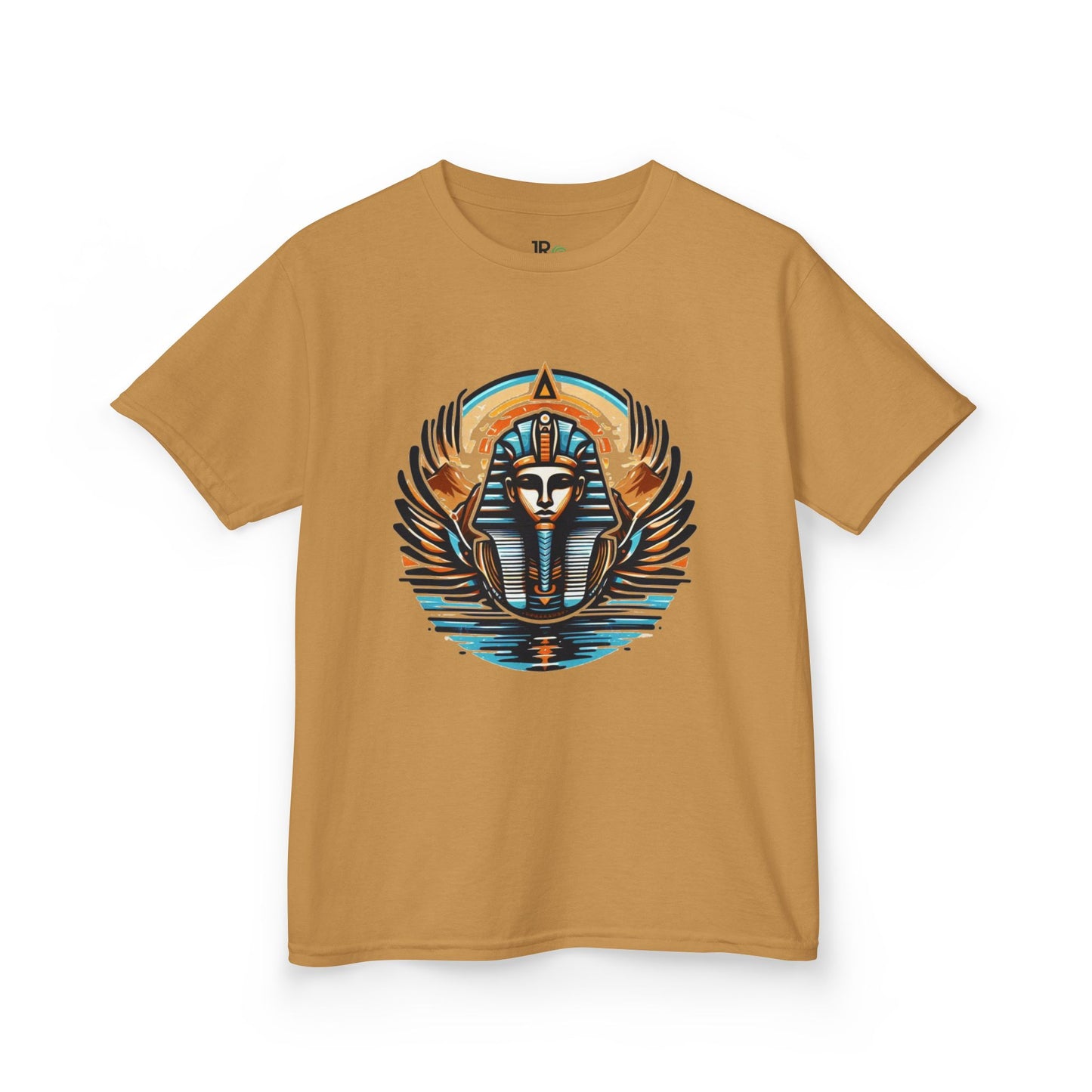 Pharaohs & Wings Tee - Kids Heavy Cotton™ Tee, Fun Egyptian Style Tee, Unique Kids Shirt, Birthday Gift, Adventure Tee