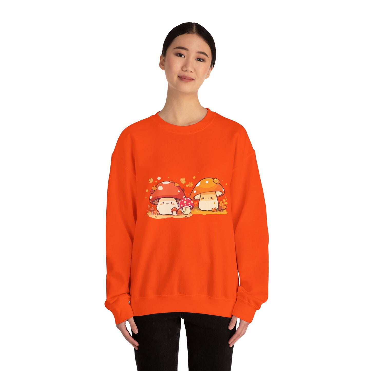 Crewneck Sweatshirt - Mushrooms of Friends Design