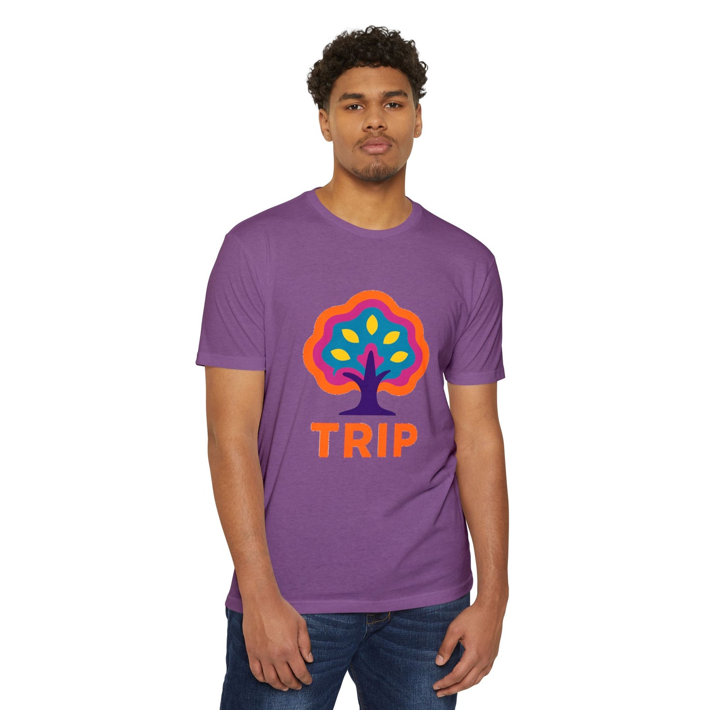 🫵Colorful Trip Lab Unisex👍 T-Shirt, Psychedelic Tee, Casual Wear, Music Festival Top, Gift for Adventure Lovers