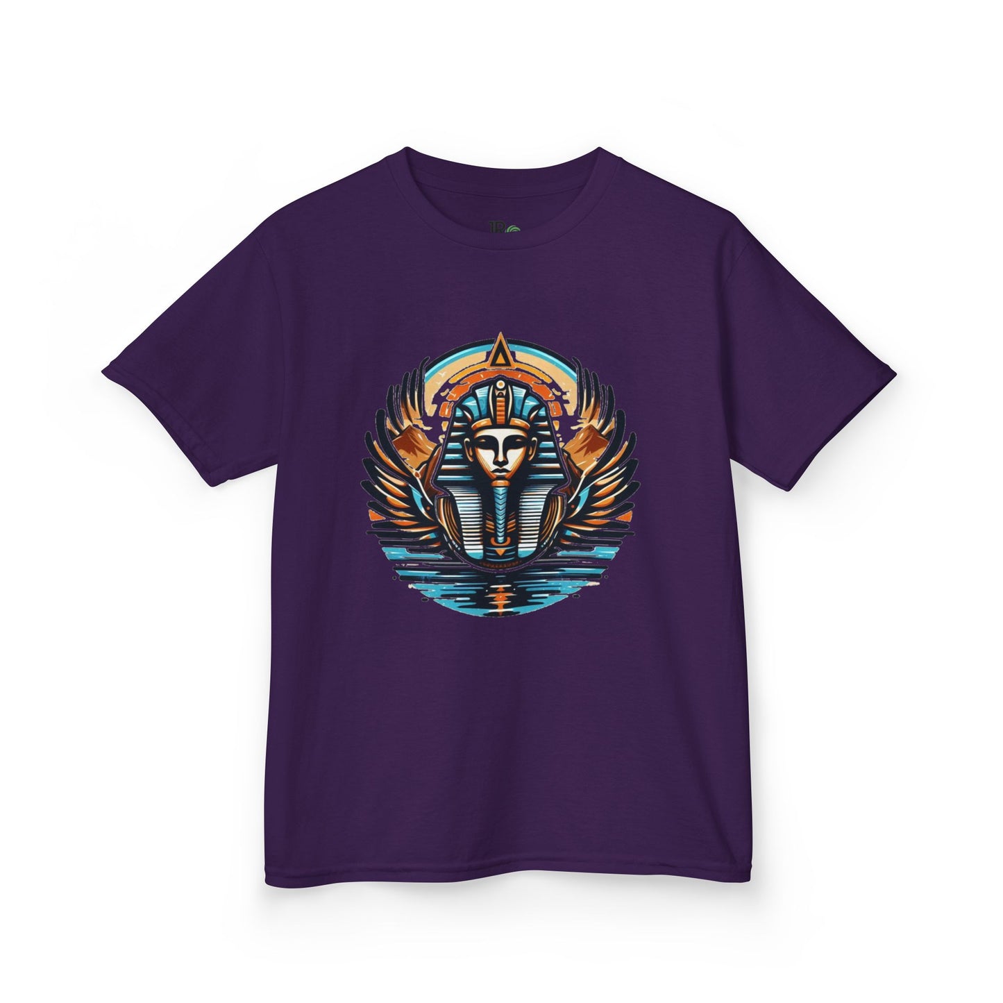 Pharaohs & Wings Tee - Kids Heavy Cotton™ Tee, Fun Egyptian Style Tee, Unique Kids Shirt, Birthday Gift, Adventure Tee