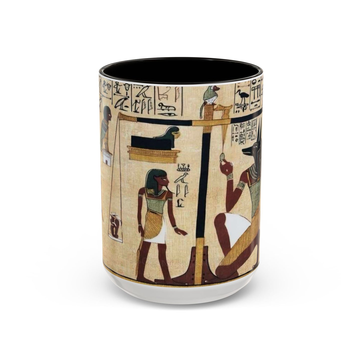 Ancient Egyptian Themed Coffee Mug - Colorful 11oz & 15oz | Unique Art Gift for History Lovers