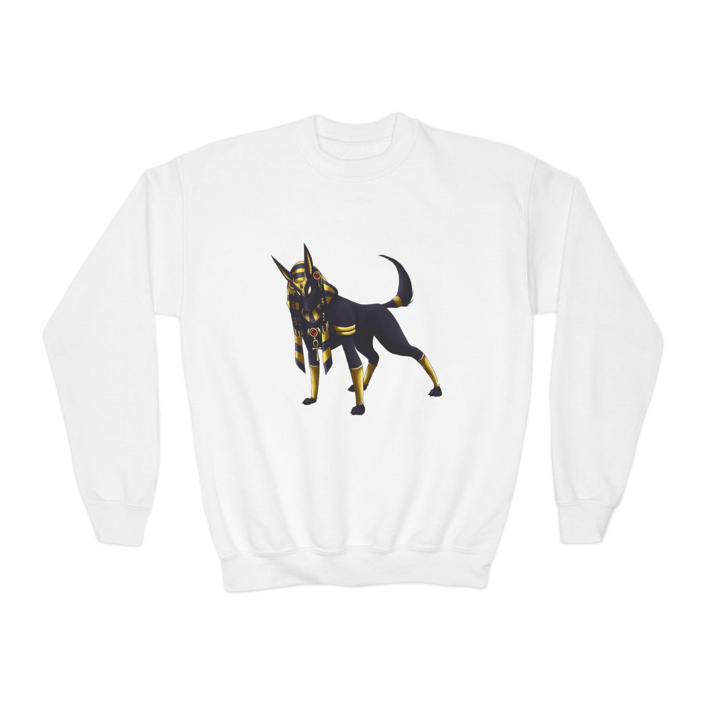 Golden Dog Youth Crewneck Sweatshirt, Animal Lover Gift, Cozy Youth Apparel, Pet Memorial, Dog-Themed Sweatshirt, Fun Everyday Wear