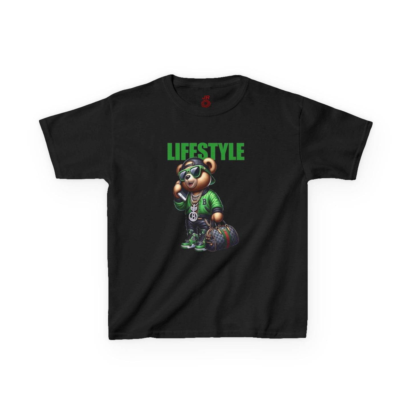 Kids Lifestyle Bear Graphic Tee, Cool Kids T-Shirt, Trendy Youth Shirt, Graphic Cotton Tee for Boys and Girls, Fun Casual Wear