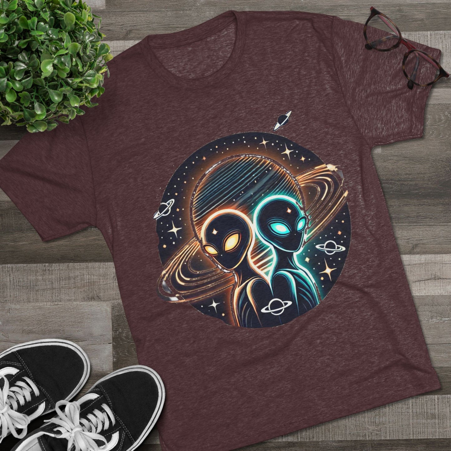 Cosmic Alien Crew Tee - Perfect for Space Lovers, Sci-Fi Fans, Unique Gift for Birthdays, Casual Wear, Everyday Comfort