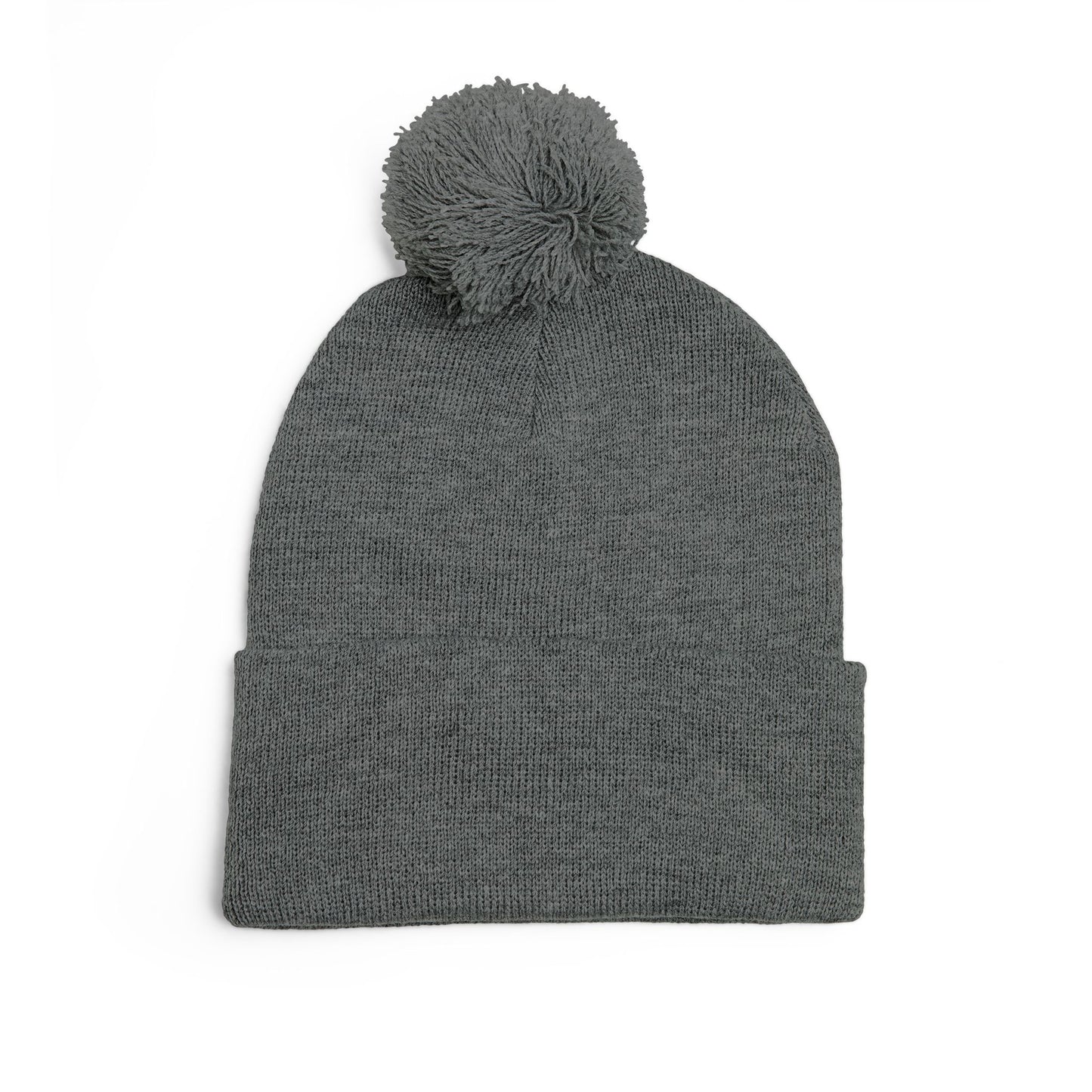 Cozy Embroidered Pom-Pom Knit Cap, Winter Hat for Men & Women, Holiday Gift Beanie, Cute Knitted Cap, Casual Headwear