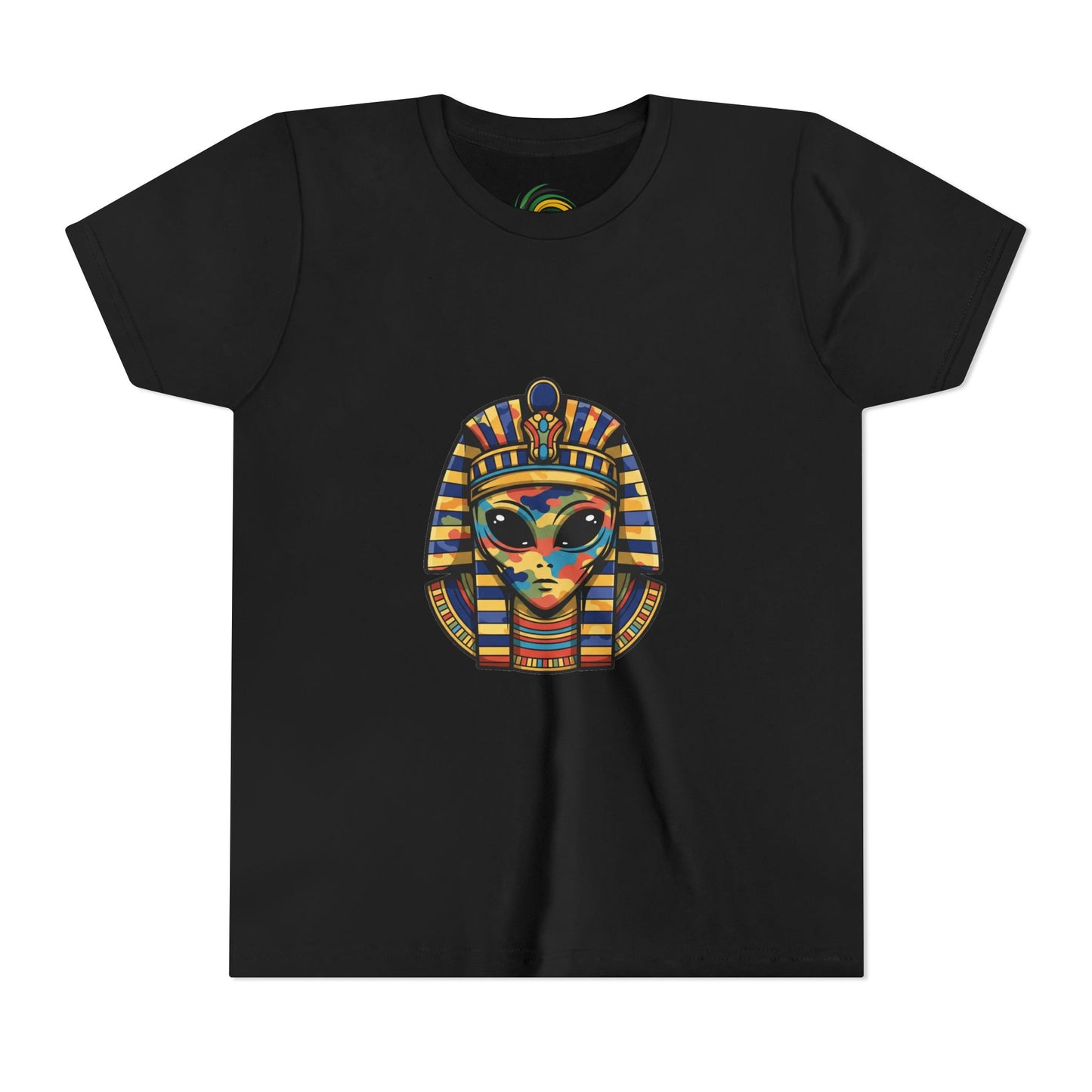 Colorful Pharaoh Youth Tee - Fun Gift, Apparel, Kids Fashion, Egyptian Theme, Summer Wear