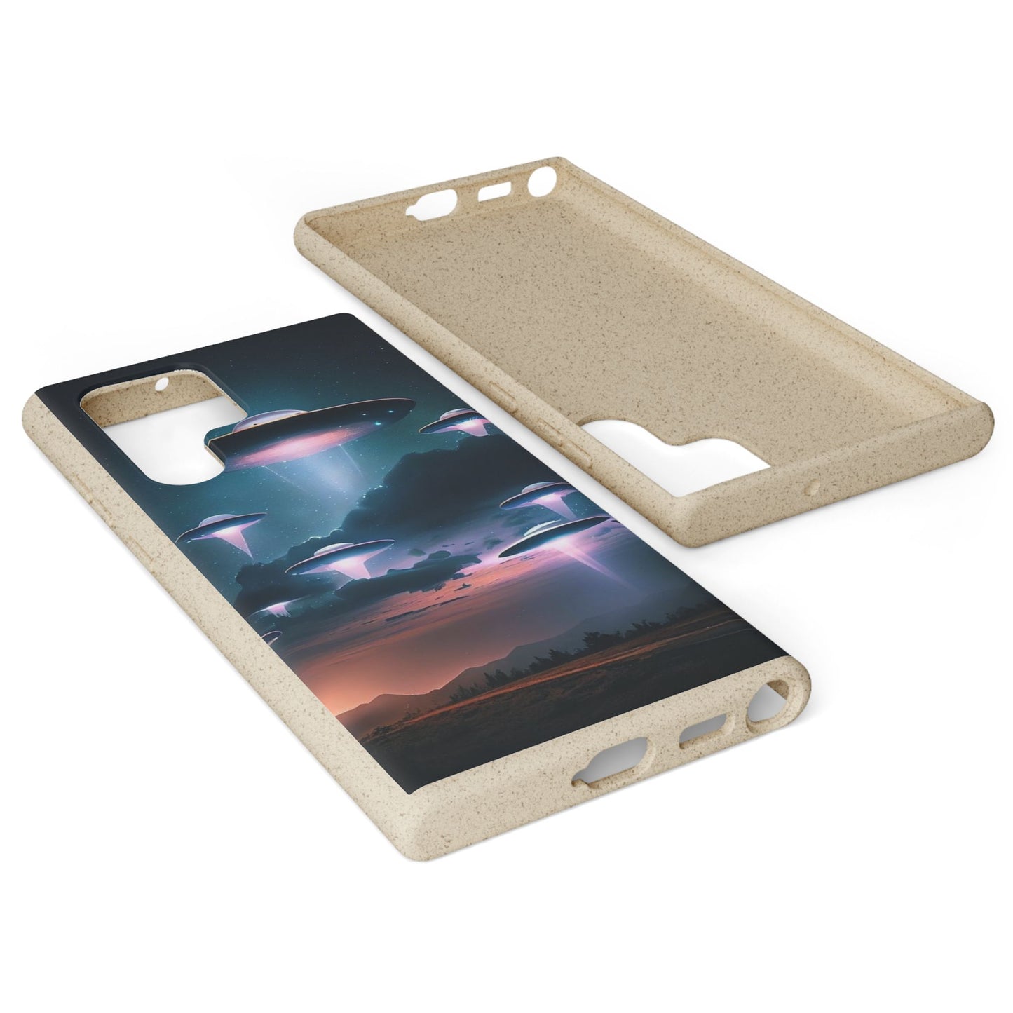 Biodegradable UFO Phone Case - Eco-Friendly and Stylish Design