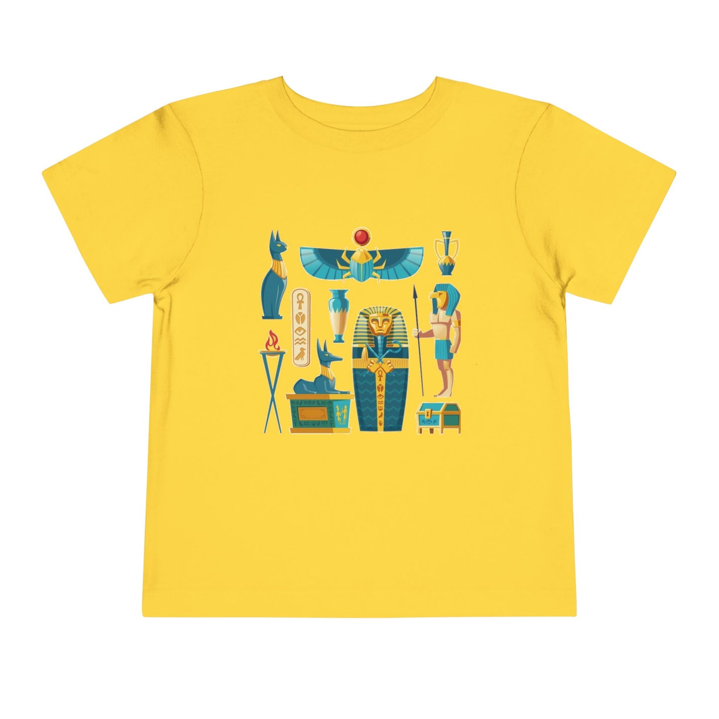 Egyptian-Themed Toddler Tee - Fun Kids' Shirt, Perfect for Playtime, Birthday Gifts, Baby Showers, Dress Up!