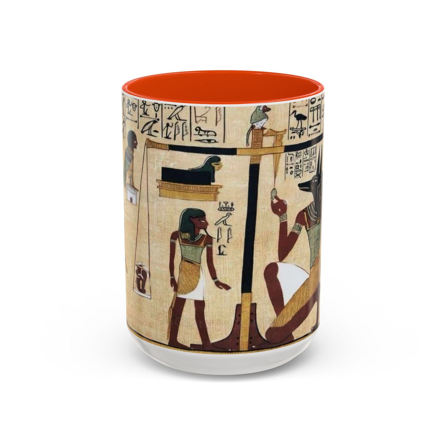 Ancient Egyptian Themed Coffee Mug - Colorful 11oz & 15oz | Unique Art Gift for History Lovers