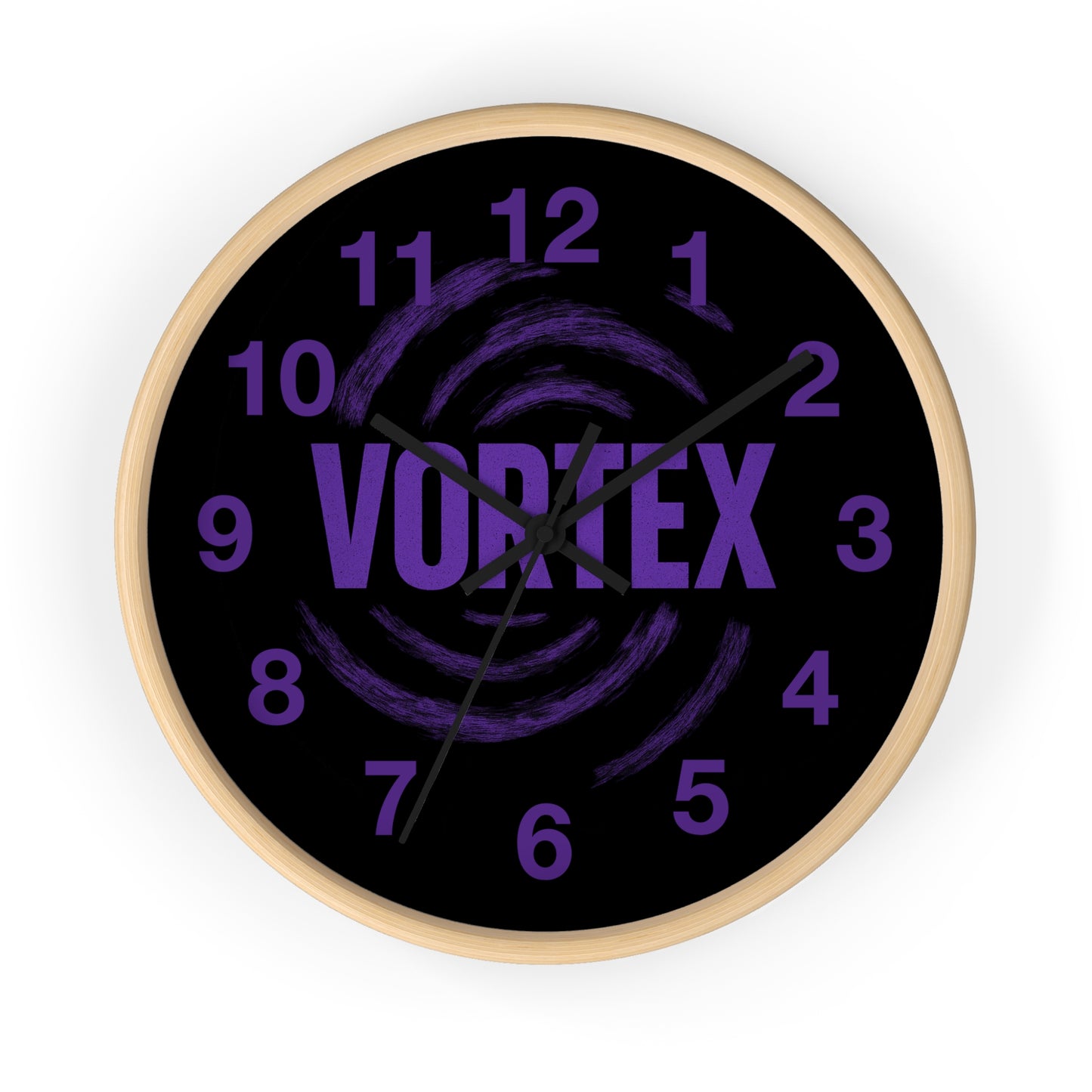 Vortex Wall Clock – Modern Home Decor, Unique Gift for Students, Office, Bedroom, Halloween Decor, Abstract Art