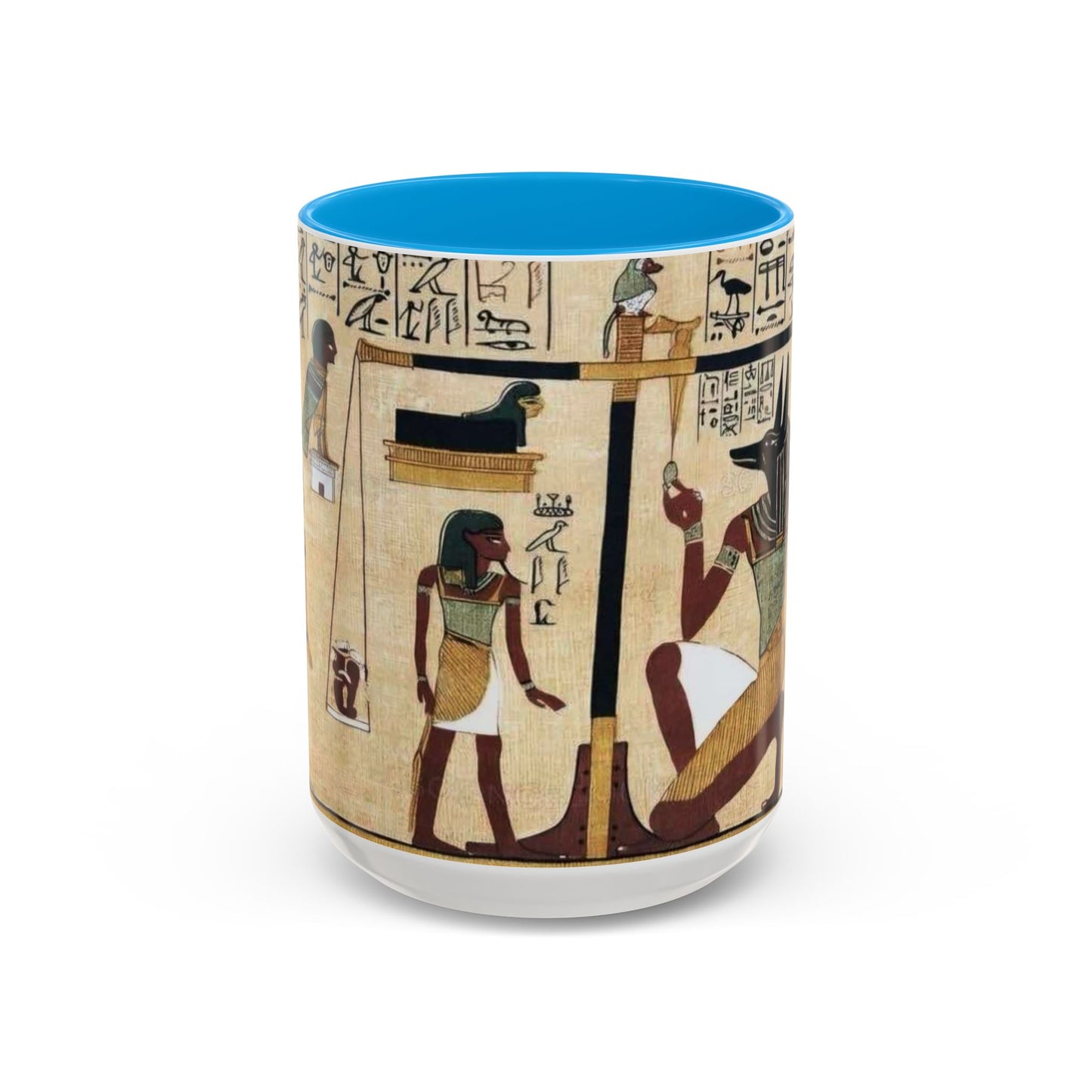 Ancient Egyptian Themed Coffee Mug - Colorful 11oz & 15oz | Unique Art Gift for History Lovers