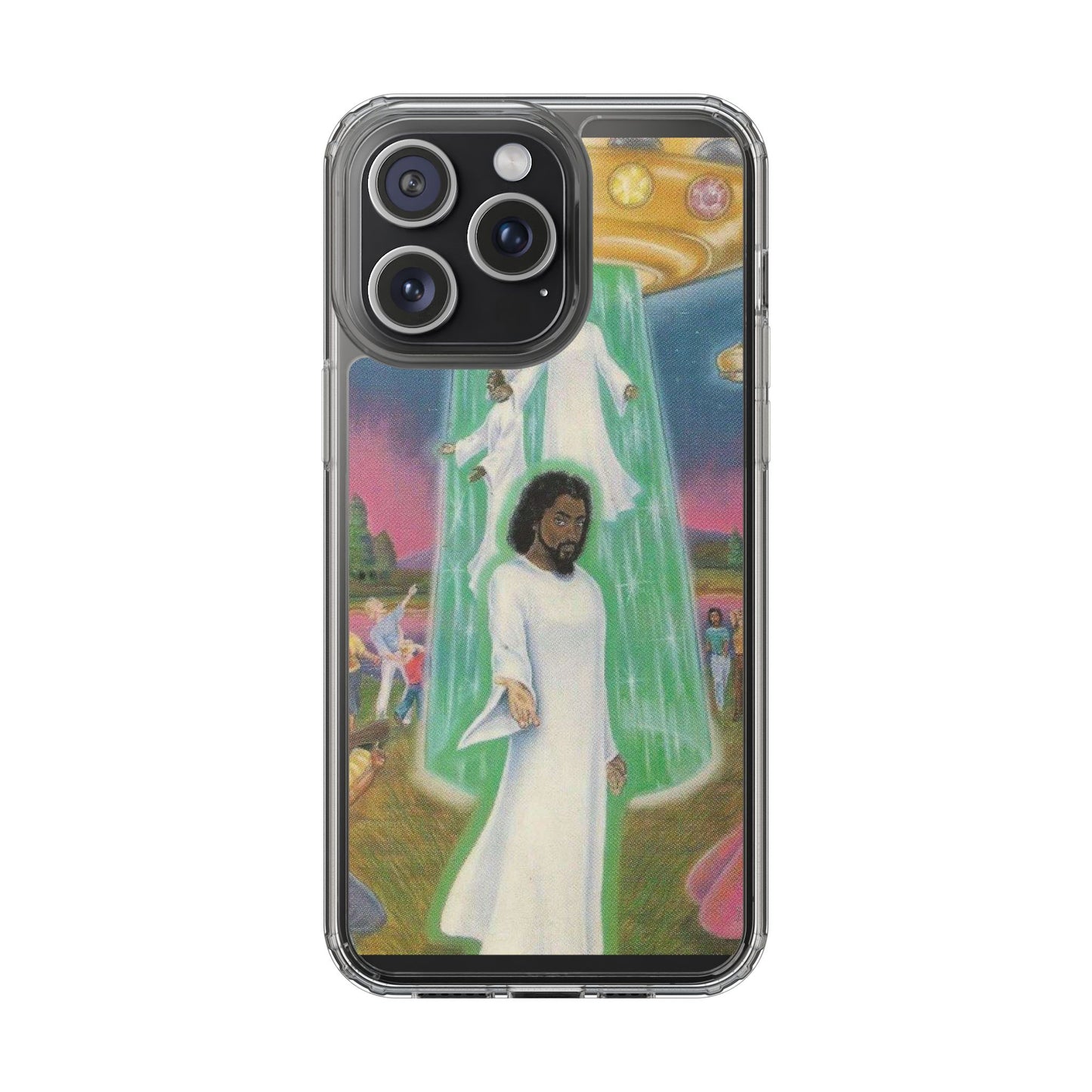 Cosmic Art Phone Case - Vibrant Spiritual Design, Bohemian Phone Cover, Unique Gift for Him/Her, Festival Accessory, Home Decor