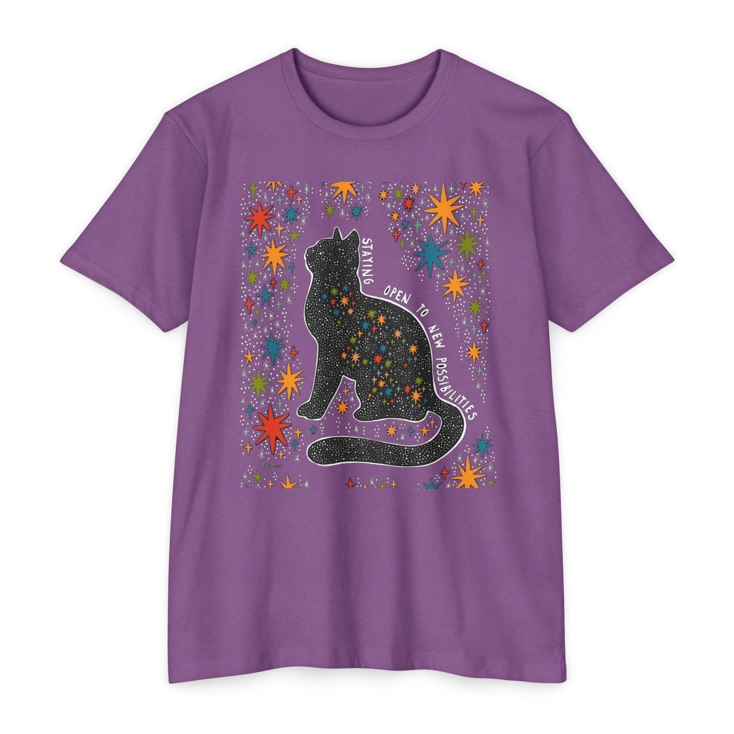 Whimsical Cat Graphic Unisex T-Shirt | Cute Art Tee, Cat Lover Gift, Animal T-Shirt, Fun Casual Wear, Comfortable Summer Top