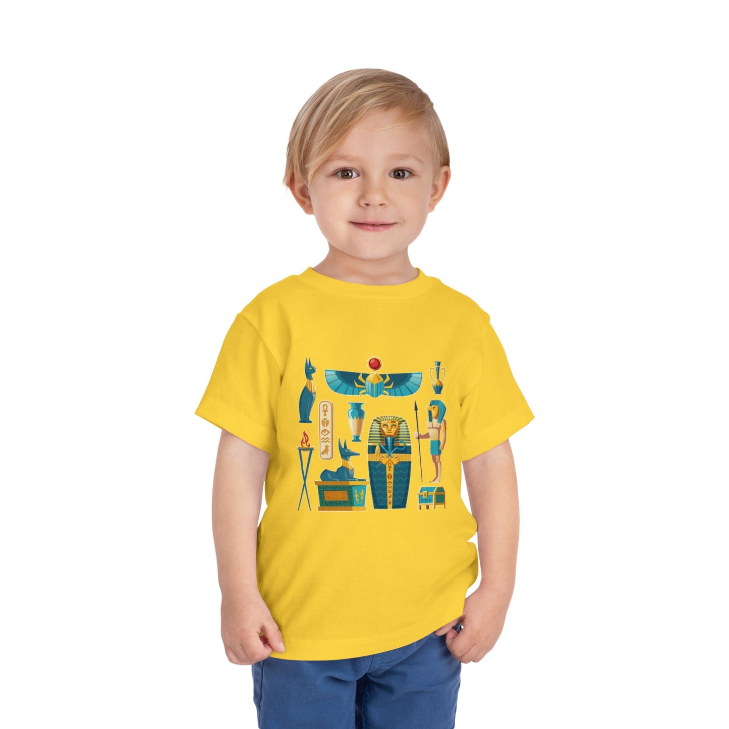 Egyptian-Themed Toddler Tee - Fun Kids' Shirt, Perfect for Playtime, Birthday Gifts, Baby Showers, Dress Up!