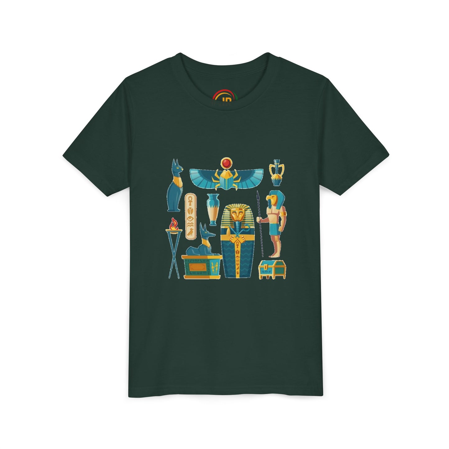 Youth Egyptian Mythology Tee, Fun Kids T-Shirt, Graphic Shirt for Boys and Girls, Birthday Gift, Cool Summer Tee