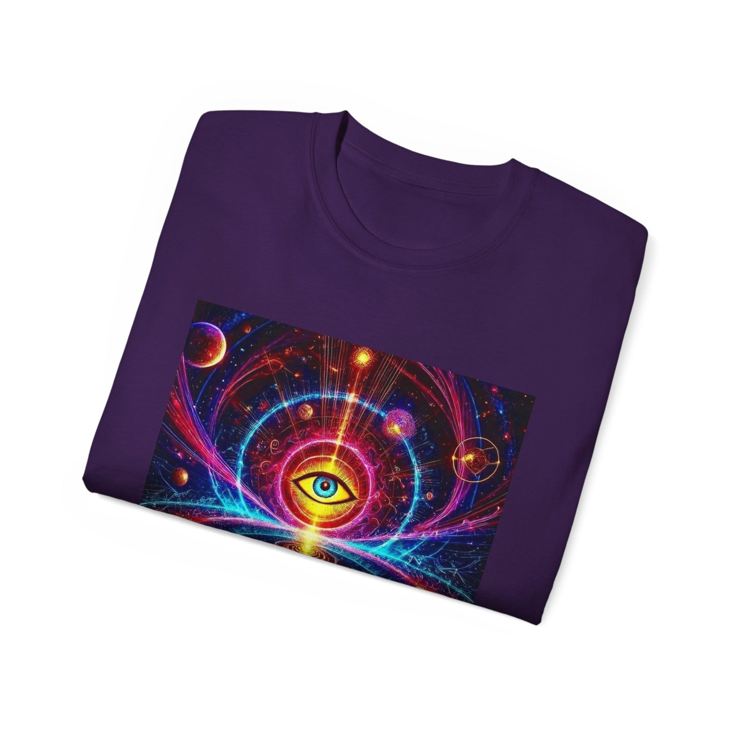 Cosmic Eye T-shirt Unisex Ultra Cotton Tee - Spiritual Graphic Shirt, Psychedelic Fashion, Festival Wear, Art Tee, Gift for Dreamers