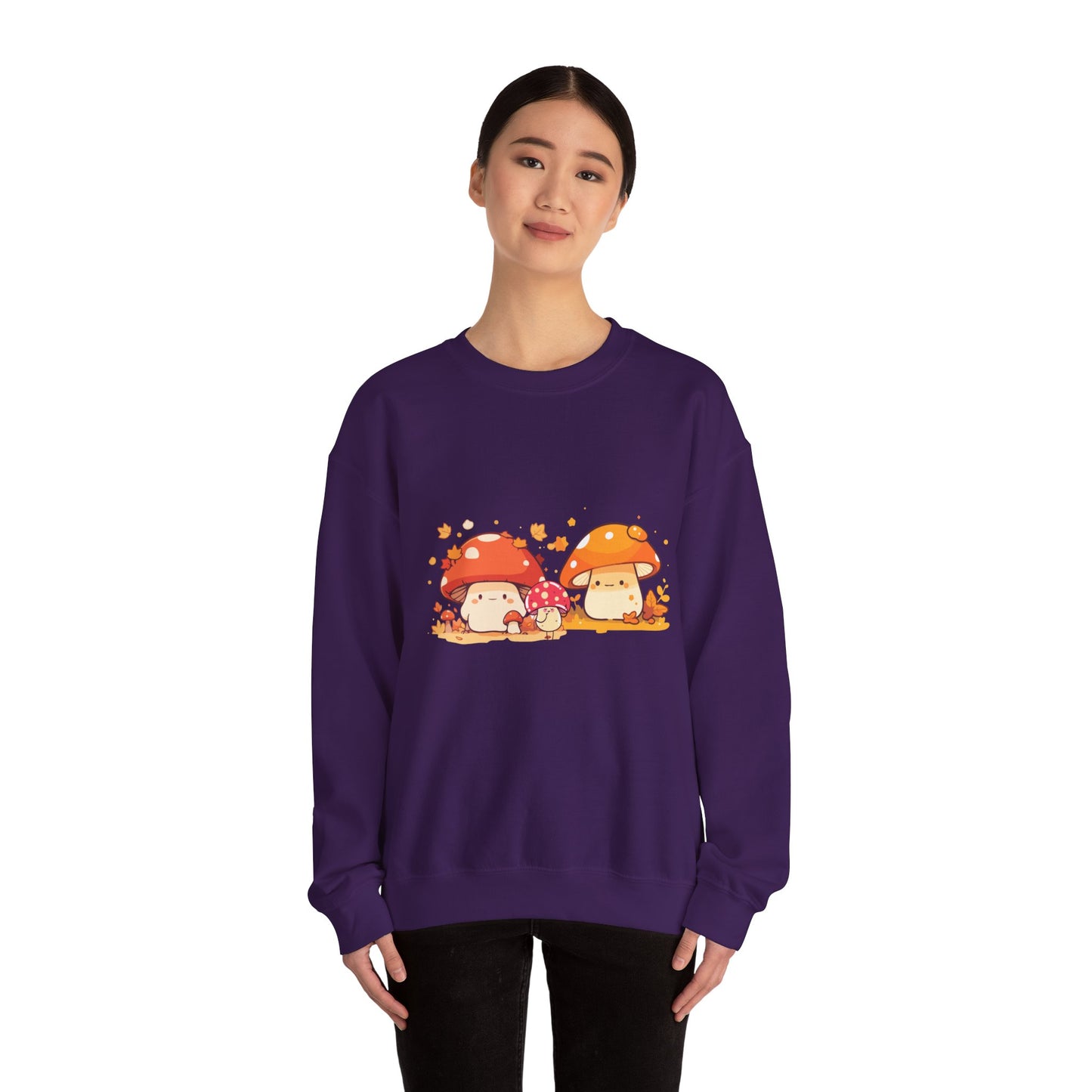 Crewneck Sweatshirt - Mushrooms of Friends Design