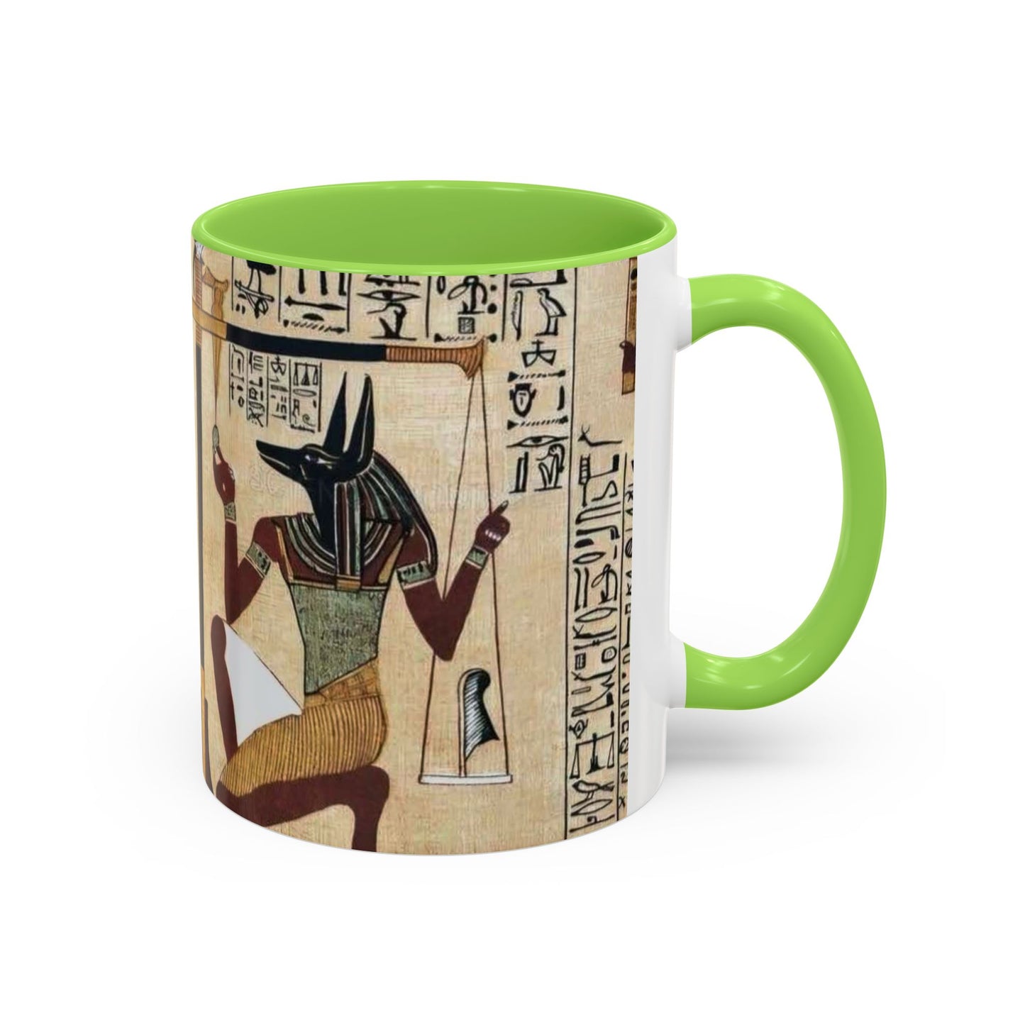 Ancient Egyptian Themed Coffee Mug - Colorful 11oz & 15oz | Unique Art Gift for History Lovers