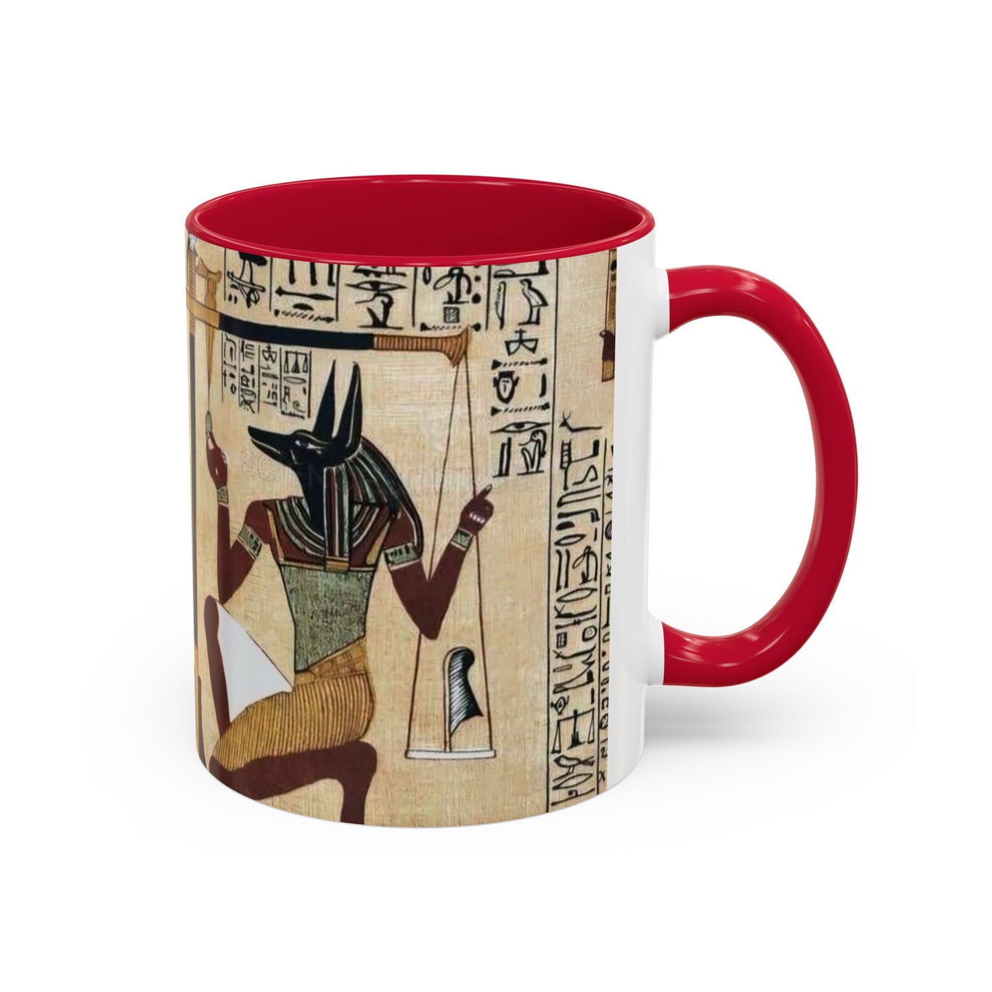 Ancient Egyptian Themed Coffee Mug - Colorful 11oz & 15oz | Unique Art Gift for History Lovers