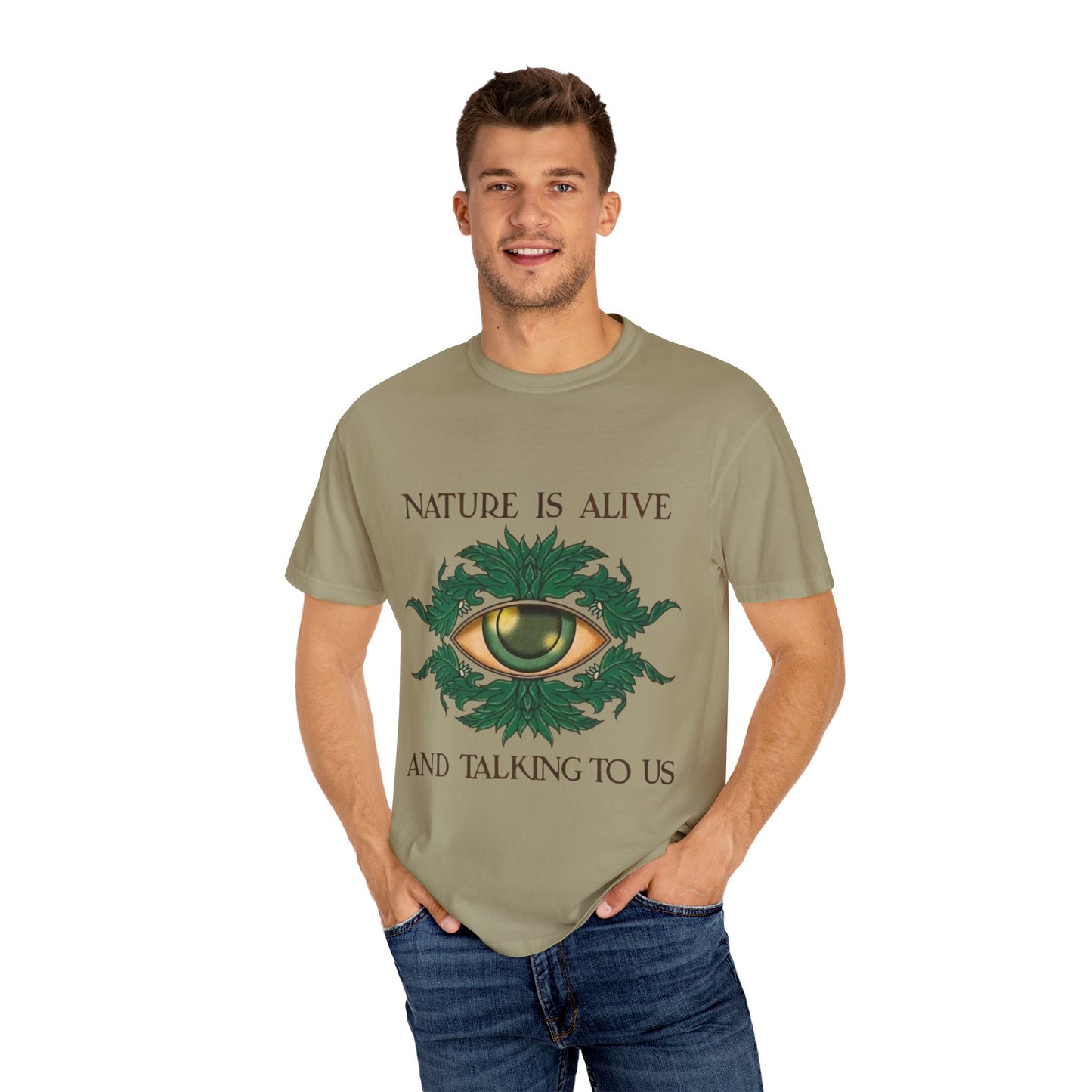 Nature-Inspired Unisex T-Shirt, Eco Friendly Tee, Nature Lover Gift, Casual Wear, Vintage Graphic Tee, Boho Style, Earth Day