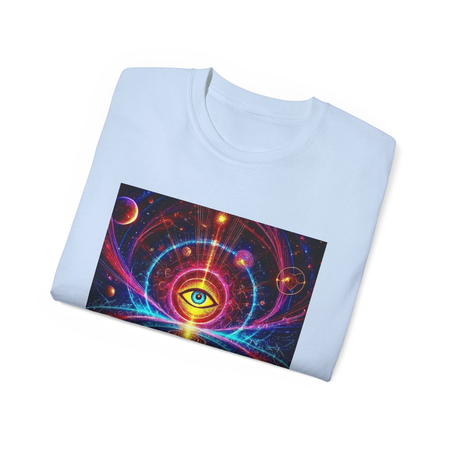 Cosmic Eye T-shirt Unisex Ultra Cotton Tee - Spiritual Graphic Shirt, Psychedelic Fashion, Festival Wear, Art Tee, Gift for Dreamers
