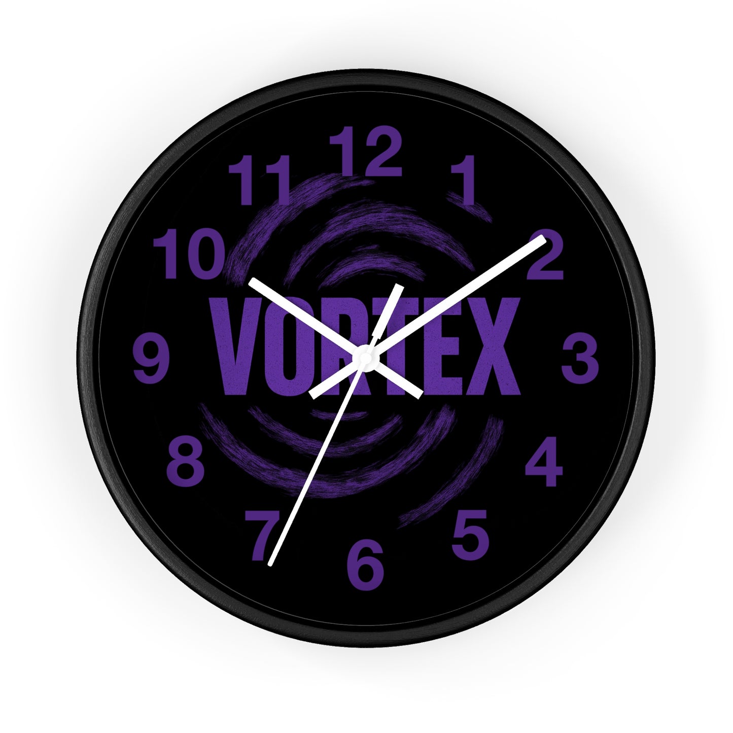 Vortex Wall Clock – Modern Home Decor, Unique Gift for Students, Office, Bedroom, Halloween Decor, Abstract Art