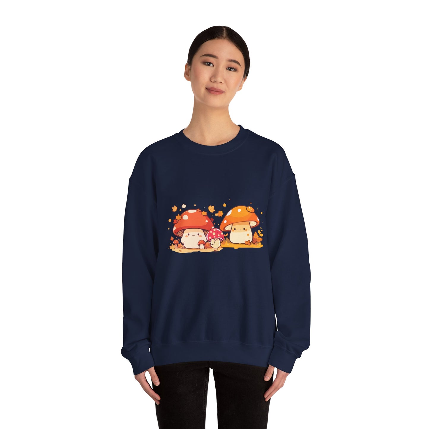 Crewneck Sweatshirt - Mushrooms of Friends Design