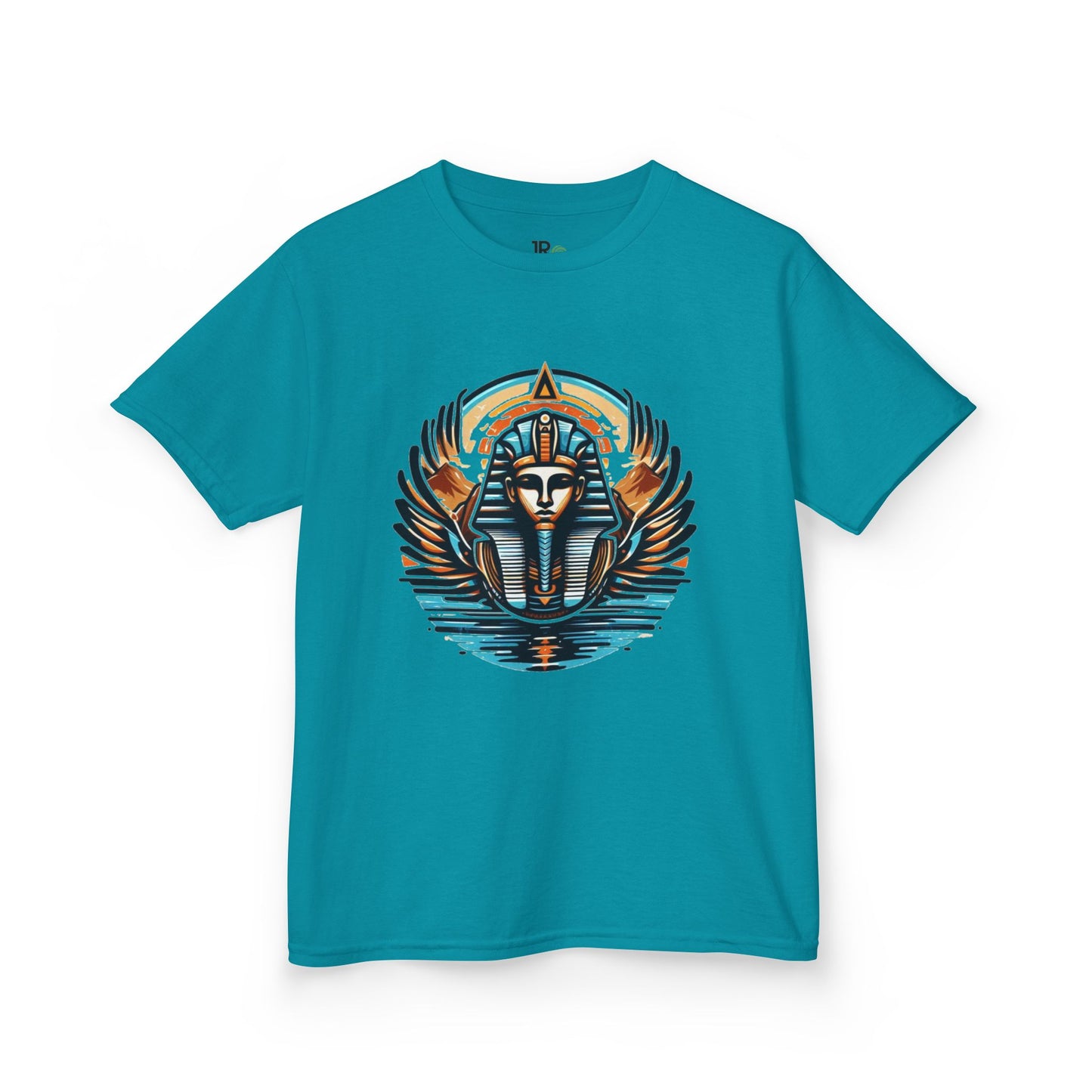 Pharaohs & Wings Tee - Kids Heavy Cotton™ Tee, Fun Egyptian Style Tee, Unique Kids Shirt, Birthday Gift, Adventure Tee