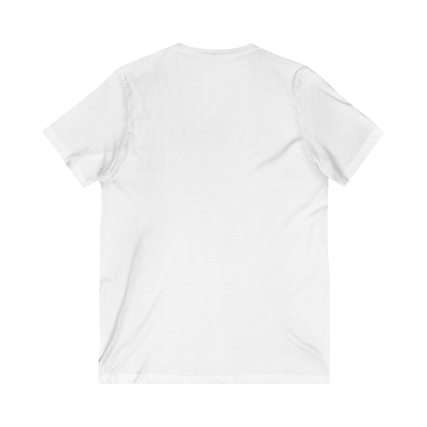 Unisex Jersey Short Sleeve V-Neck Tee red tags