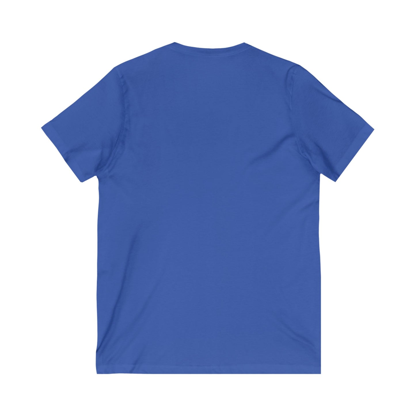 Unisex Jersey Short Sleeve V-Neck Tee red tags