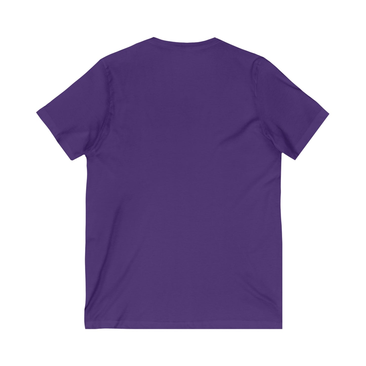 Unisex Jersey Short Sleeve V-Neck Tee red tags