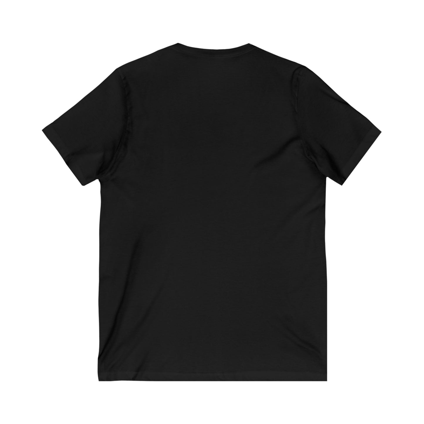 Unisex Jersey Short Sleeve V-Neck Tee red tags