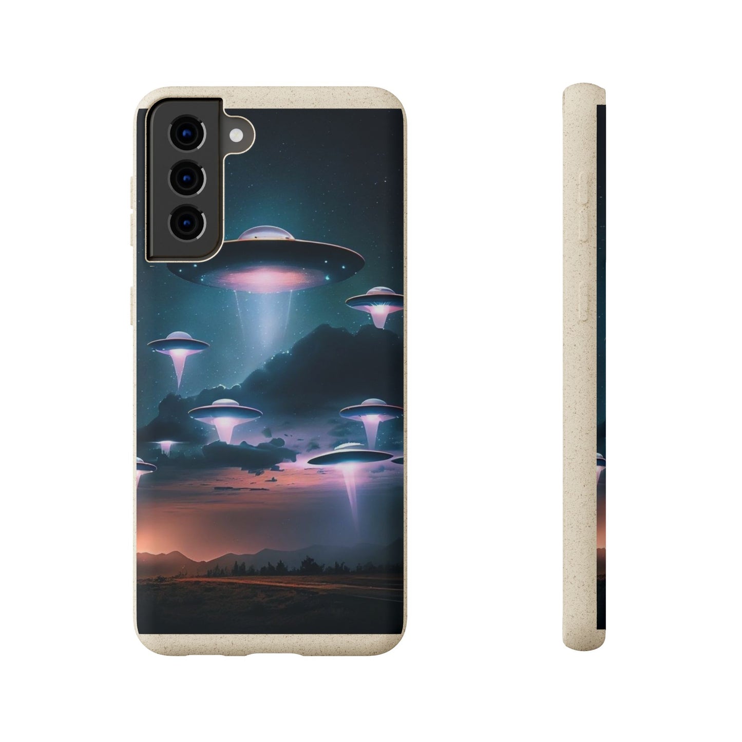 Biodegradable UFO Phone Case - Eco-Friendly and Stylish Design
