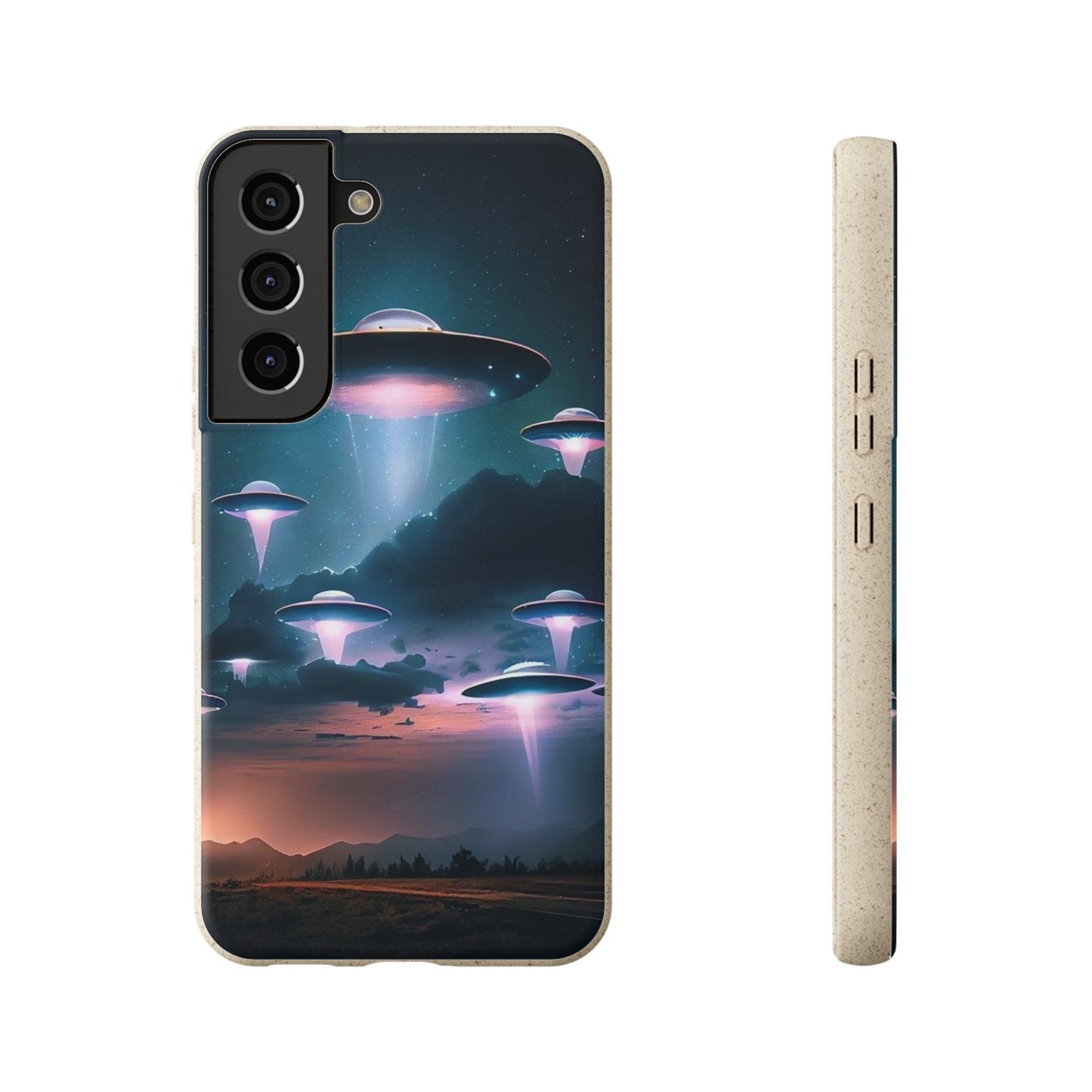 Biodegradable UFO Phone Case - Eco-Friendly and Stylish Design