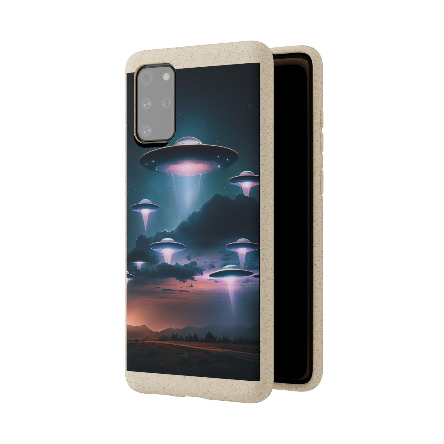 Biodegradable UFO Phone Case - Eco-Friendly and Stylish Design