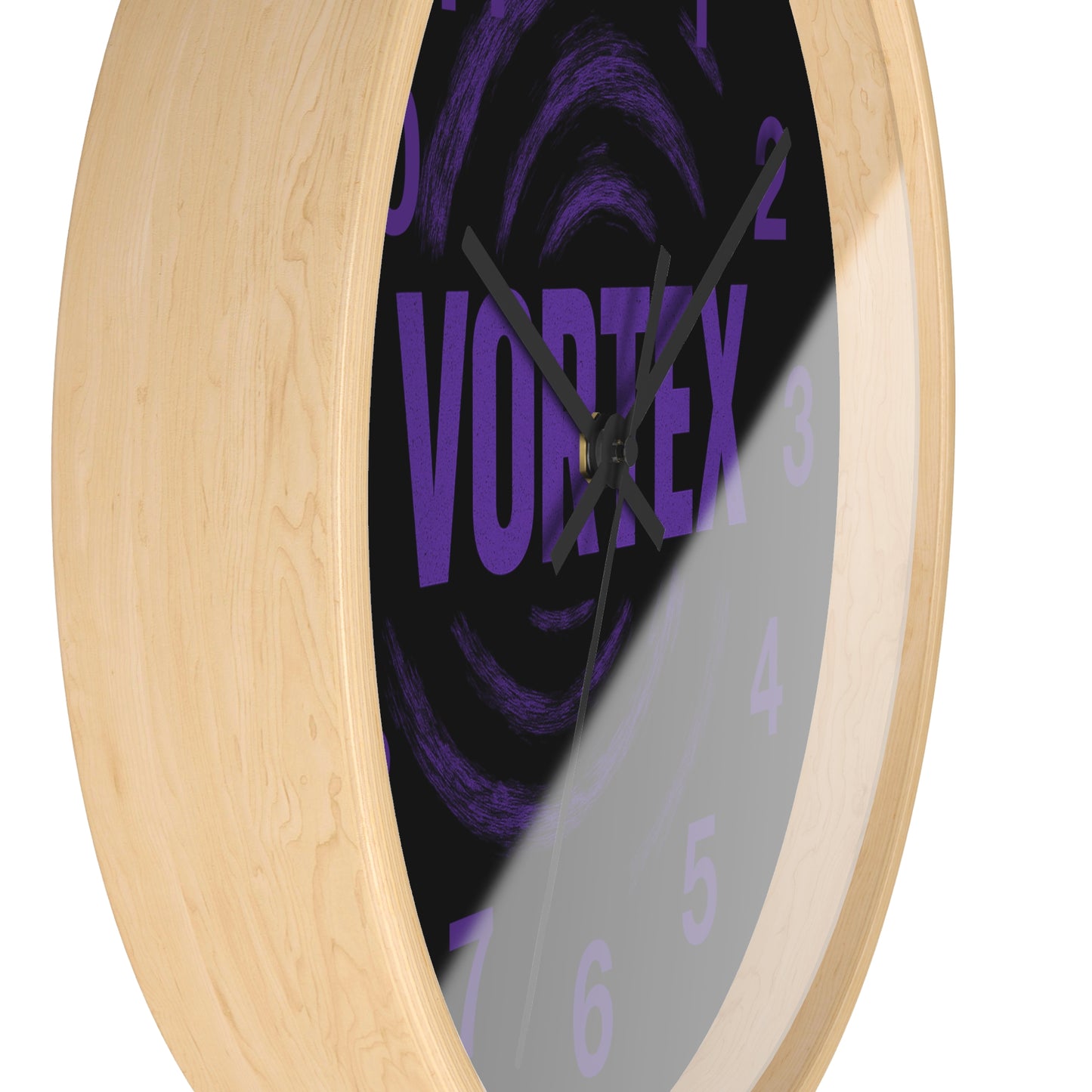 Vortex Wall Clock – Modern Home Decor, Unique Gift for Students, Office, Bedroom, Halloween Decor, Abstract Art
