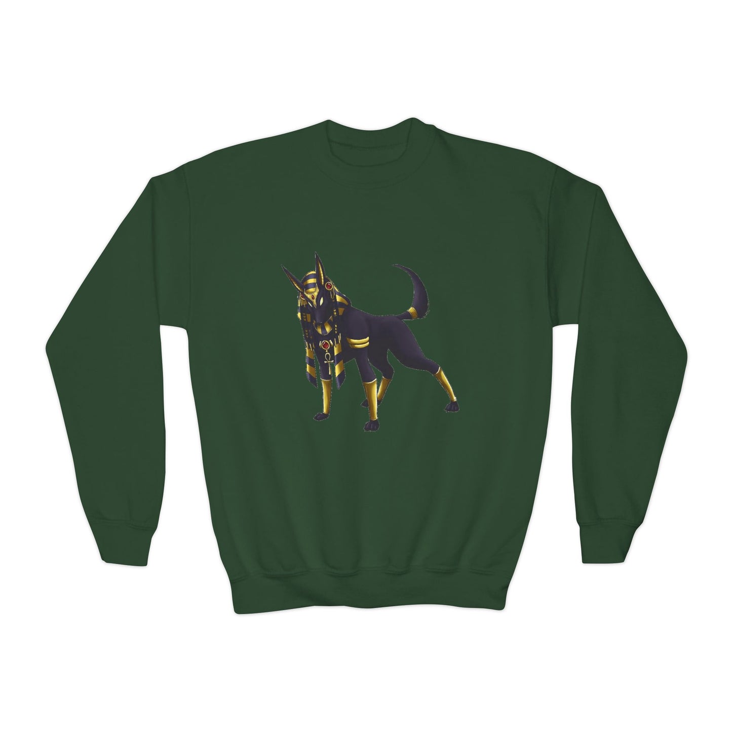 Golden Dog Youth Crewneck Sweatshirt, Animal Lover Gift, Cozy Youth Apparel, Pet Memorial, Dog-Themed Sweatshirt, Fun Everyday Wear