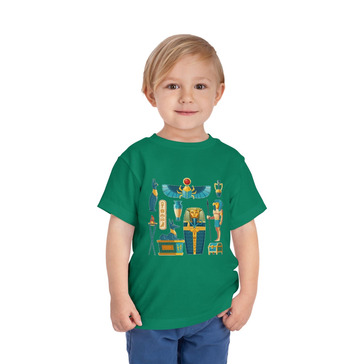 Egyptian-Themed Toddler Tee - Fun Kids' Shirt, Perfect for Playtime, Birthday Gifts, Baby Showers, Dress Up!