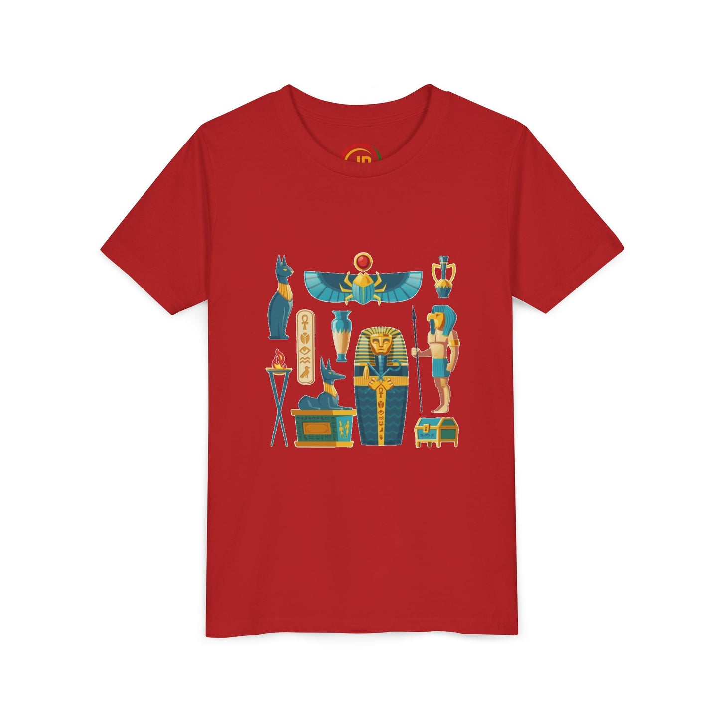 Youth Egyptian Mythology Tee, Fun Kids T-Shirt, Graphic Shirt for Boys and Girls, Birthday Gift, Cool Summer Tee