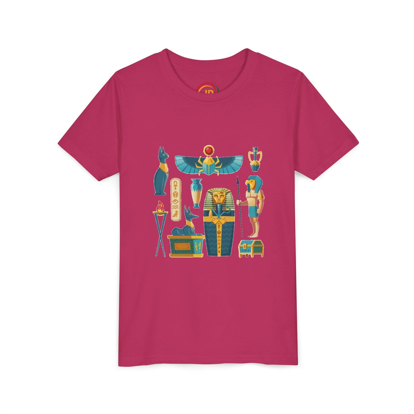 Youth Egyptian Mythology Tee, Fun Kids T-Shirt, Graphic Shirt for Boys and Girls, Birthday Gift, Cool Summer Tee