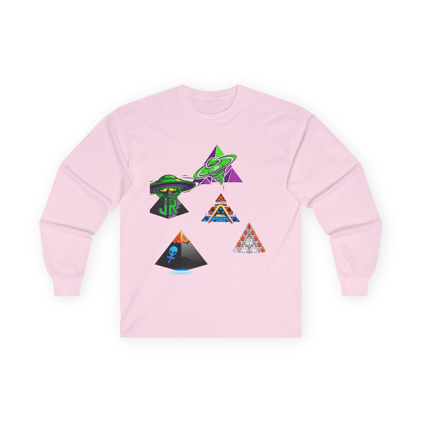 Unisex Long Sleeve Graphic Tee - Retro Vibes, Comfortable Casual Wear, Perfect for Gift Giving, Festival Wear, Everyday Comfort