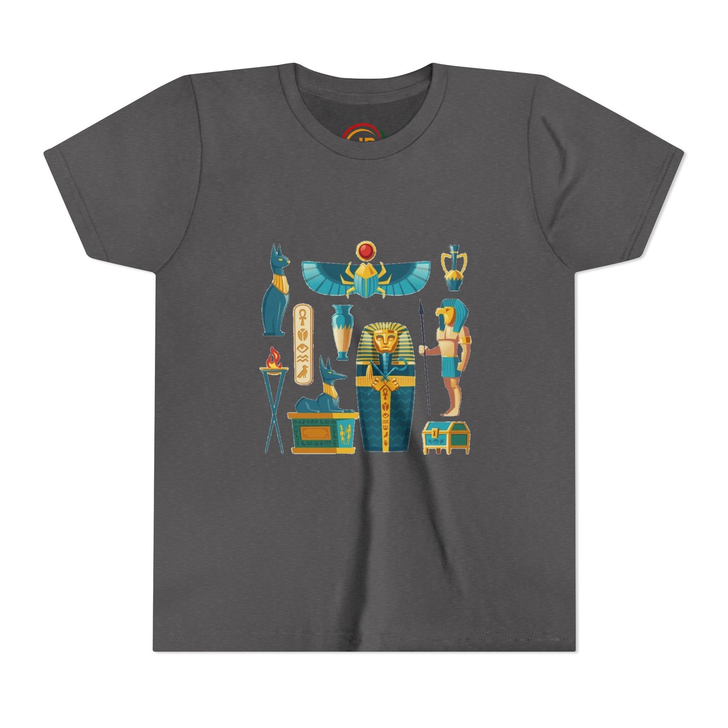 Youth Egyptian Mythology Tee, Fun Kids T-Shirt, Graphic Shirt for Boys and Girls, Birthday Gift, Cool Summer Tee