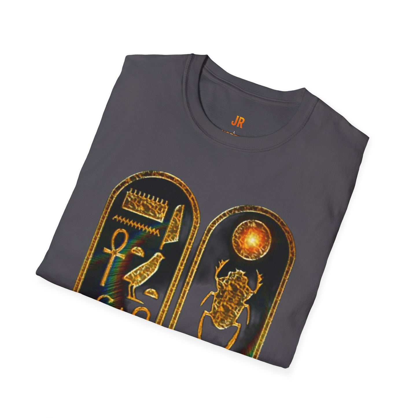 Vintage Egyptian Art Unisex Softstyle T-Shirt - Retro Graphic Tee, Unisex Casual Wear, Unique Gift for History Lovers, Summer Essential