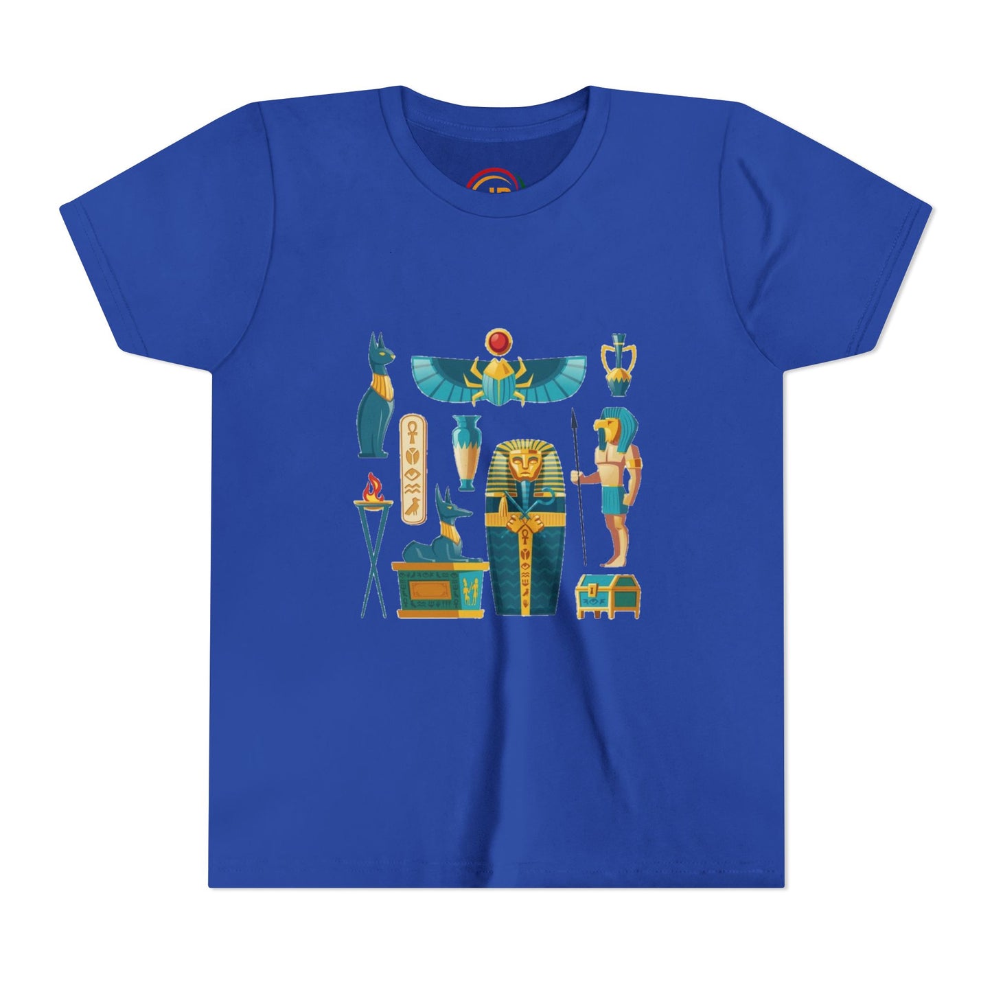 Youth Egyptian Mythology Tee, Fun Kids T-Shirt, Graphic Shirt for Boys and Girls, Birthday Gift, Cool Summer Tee